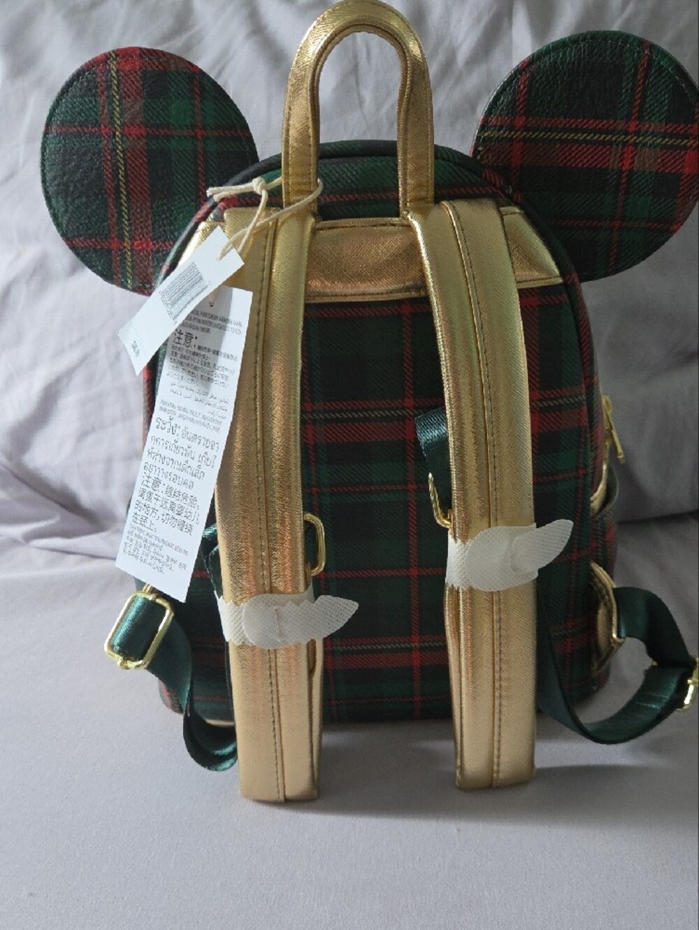 Disney Plaid Mini Backpack - Picture 2 of 3